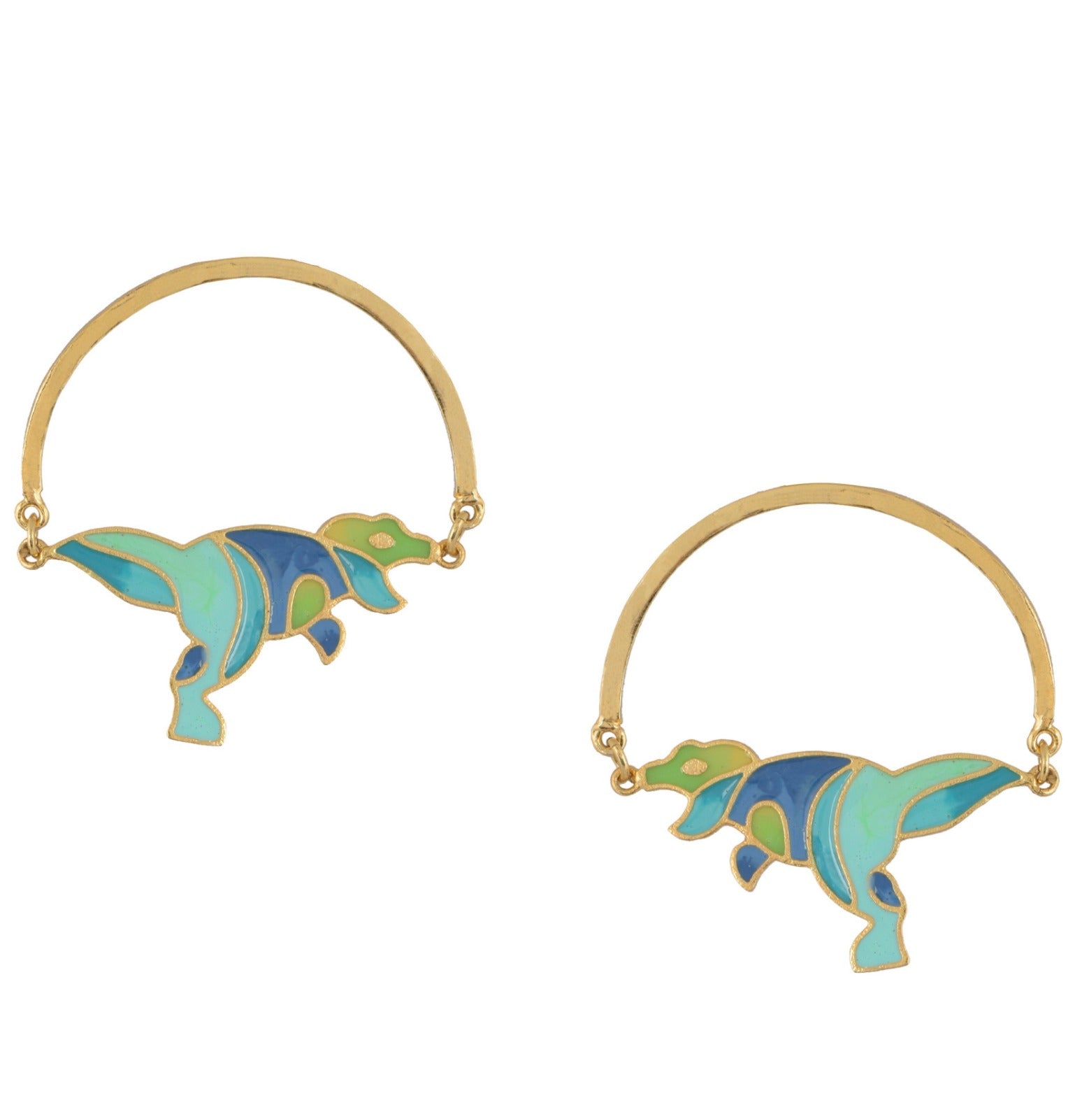 Amama,Dino Ding Earrings