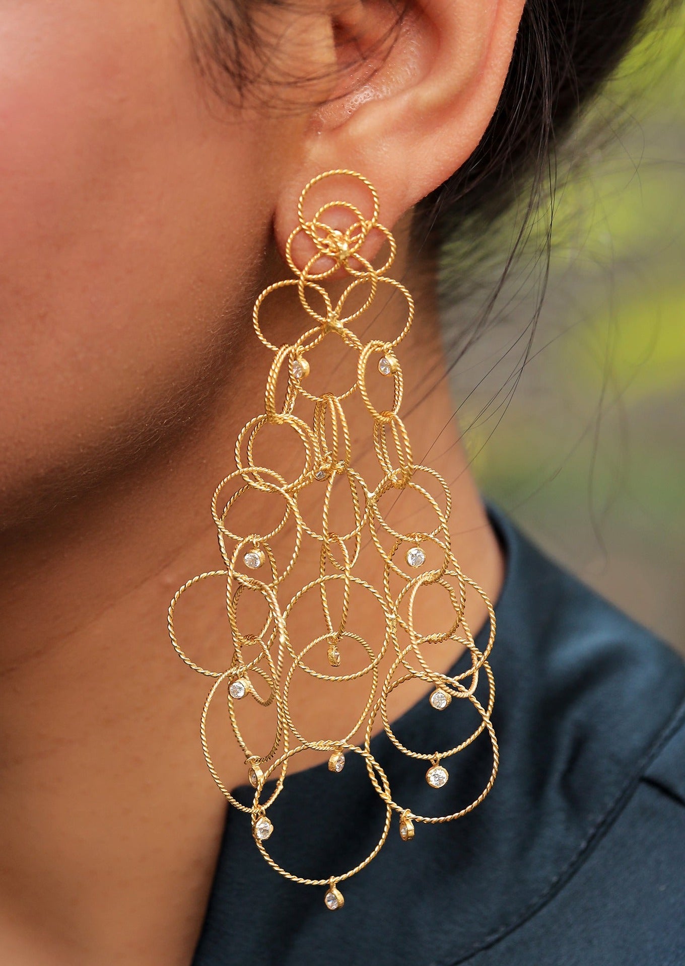 Amama,Ringlets Earrings