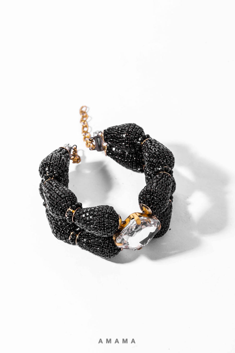 Pyrus Bracelet In Charcoal Black