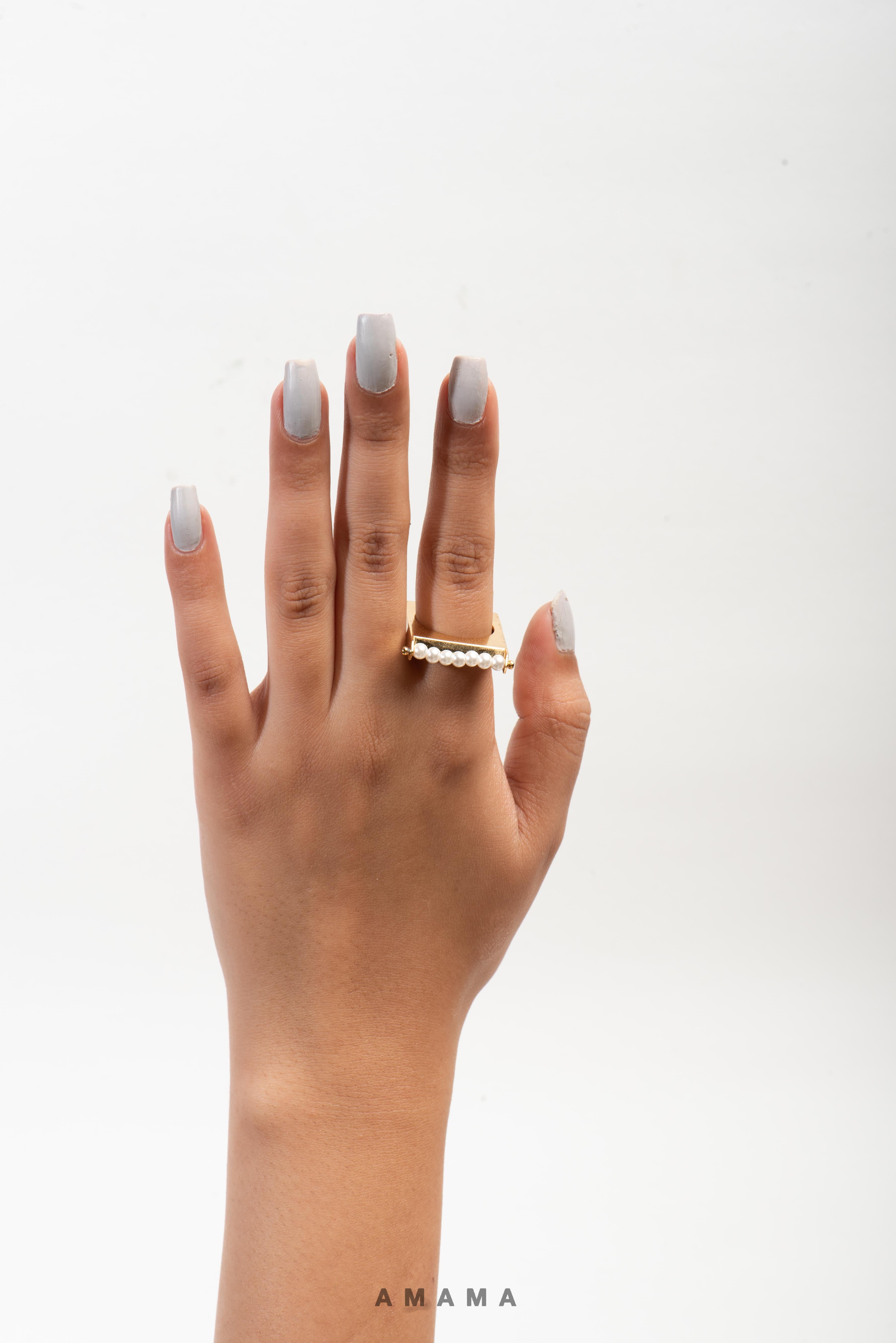 Amama,Love Home Ring In Gold