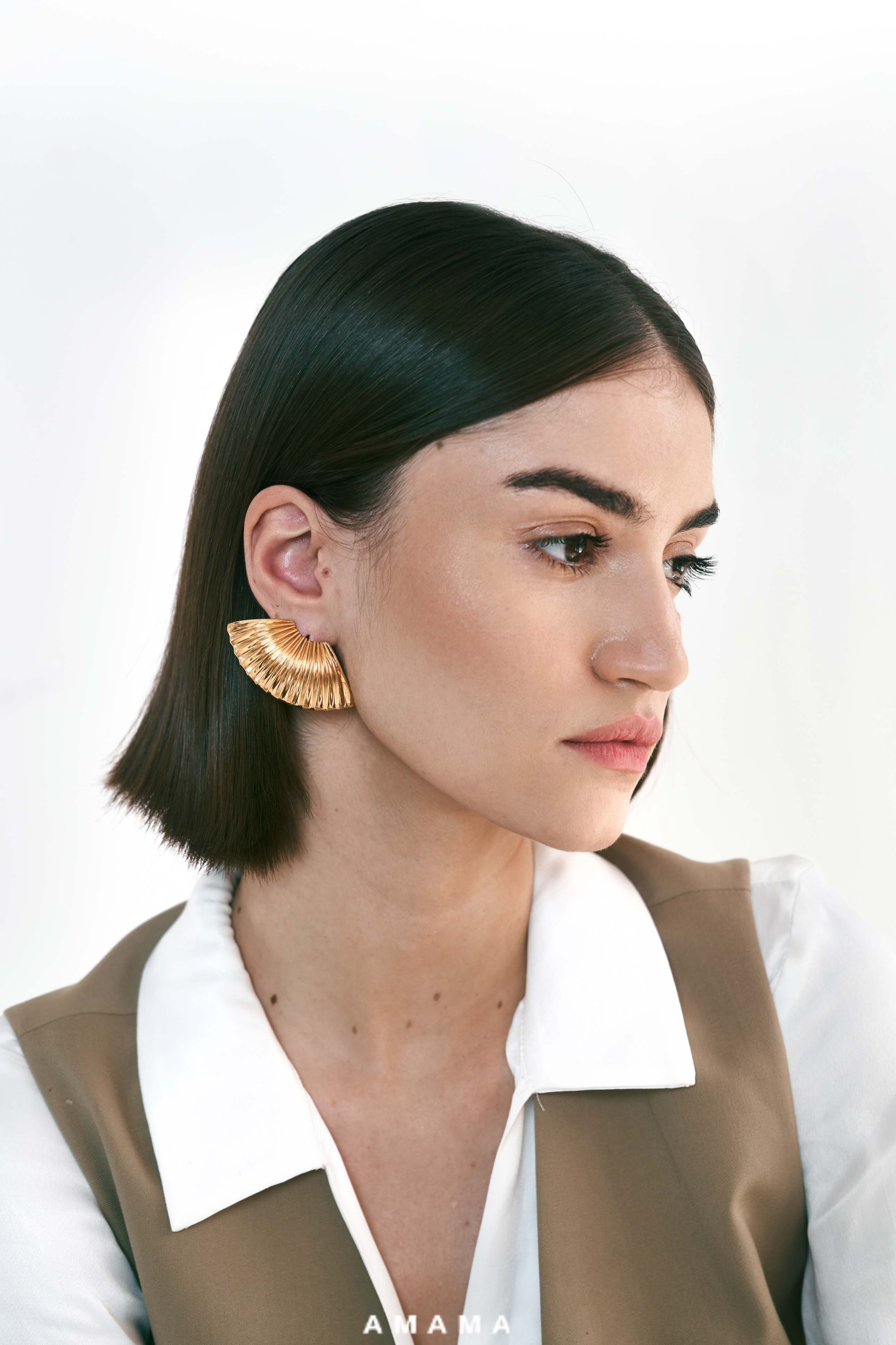 Amama,Auryn Earrings In Gold