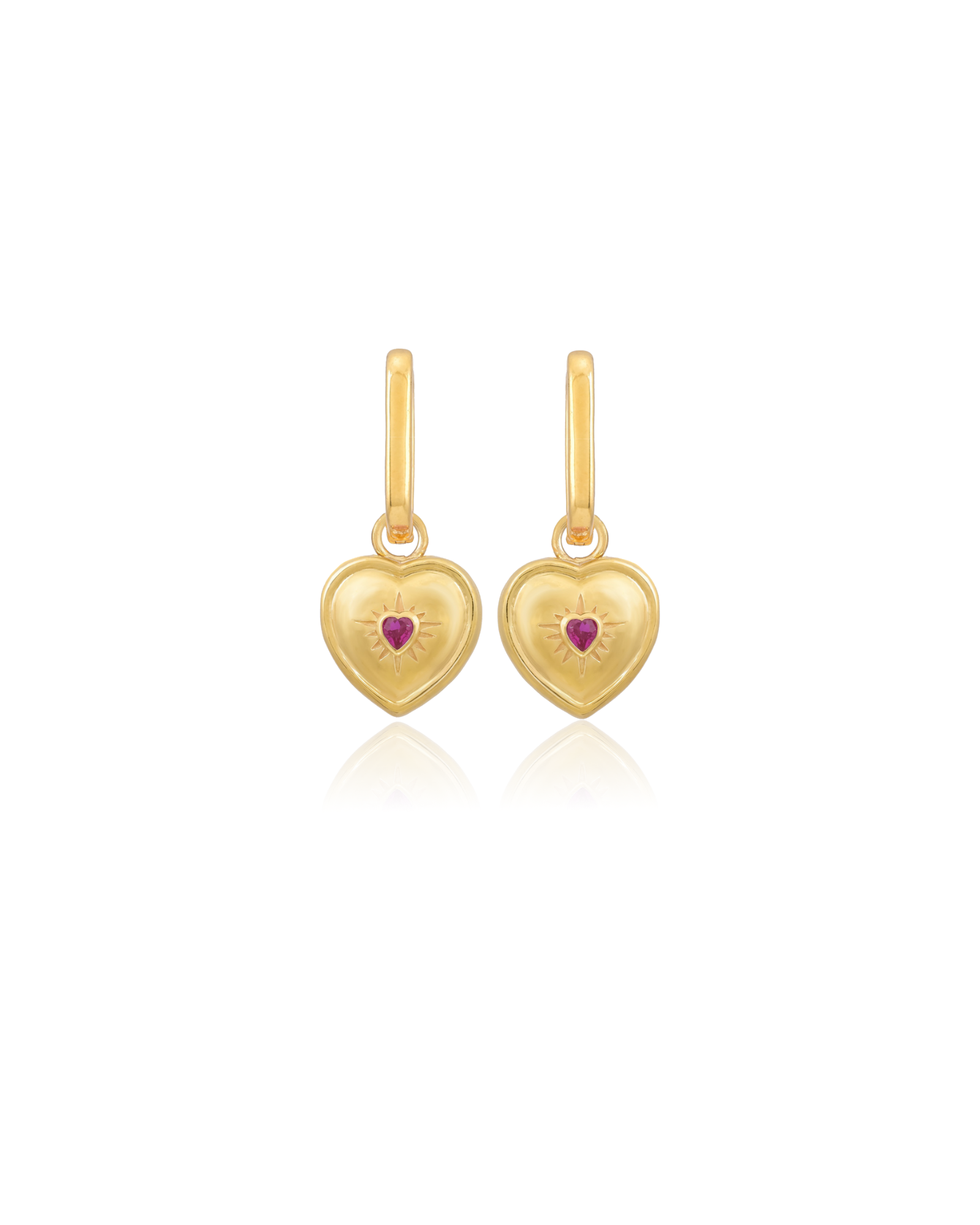 Amama,Serenity Heart Earrings