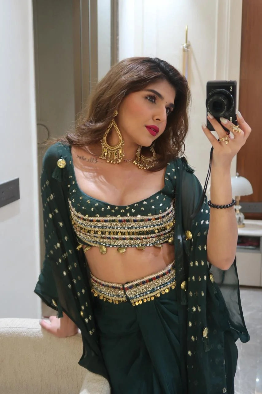 Sheeshmahal Drop Earrings