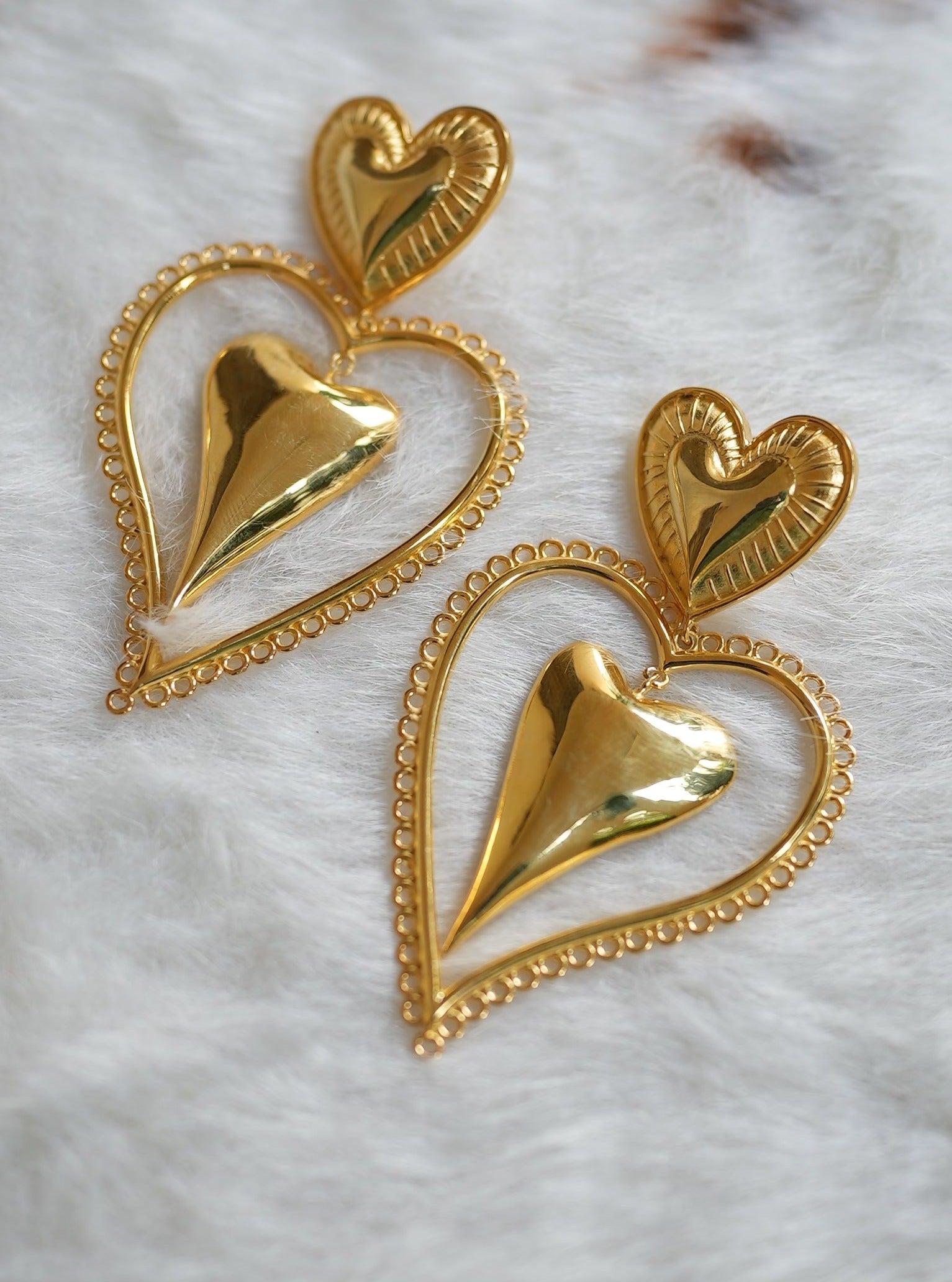 Amama,Angel Heart Earrings