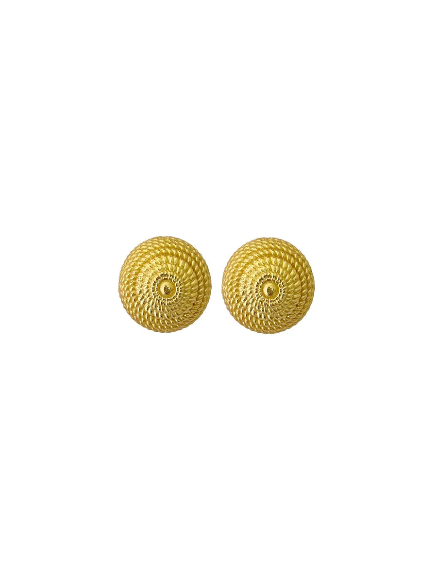Twirled Sylvia Studs In Gold
