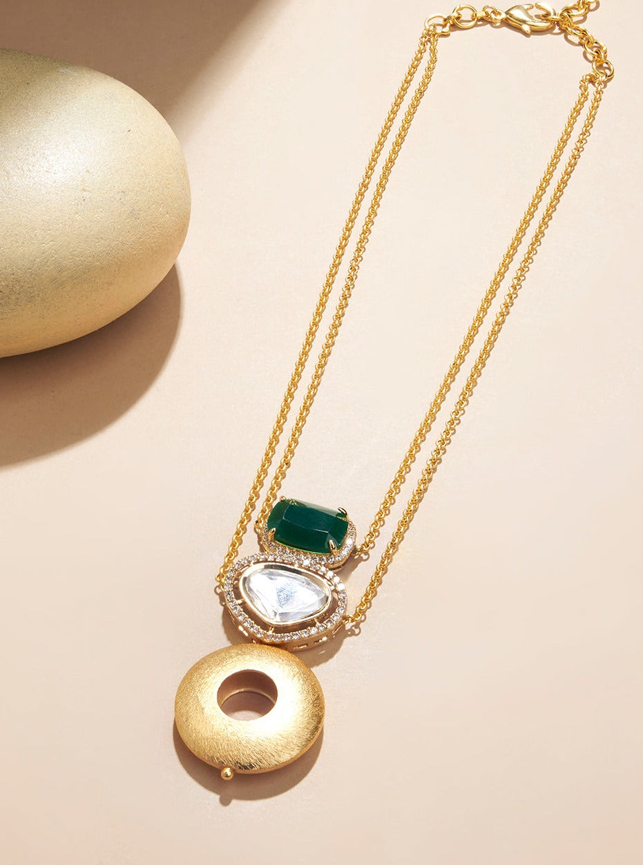 Amama,Wondrous Emerald Necklace