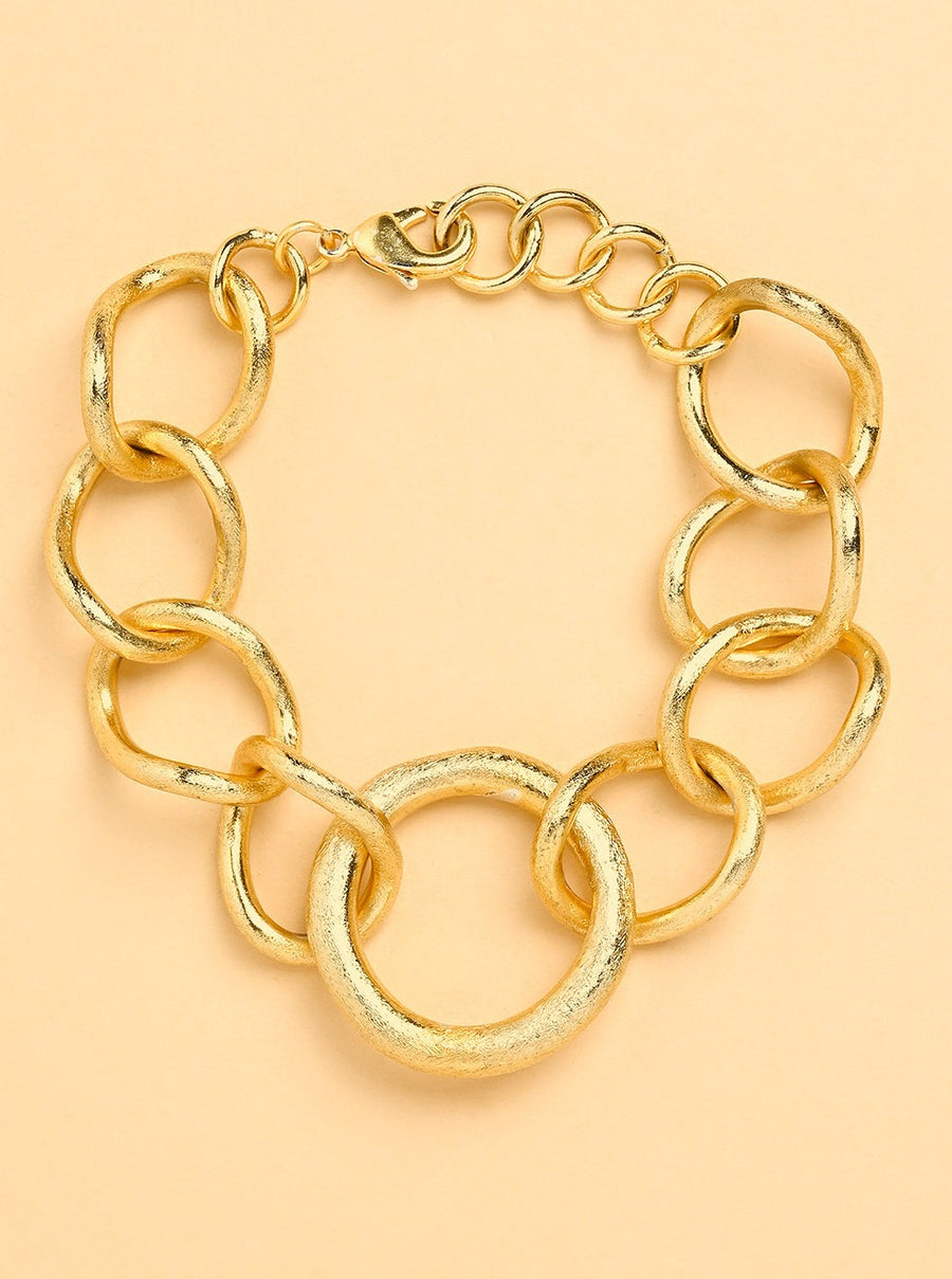 Multi-Loop Chain Bracelet