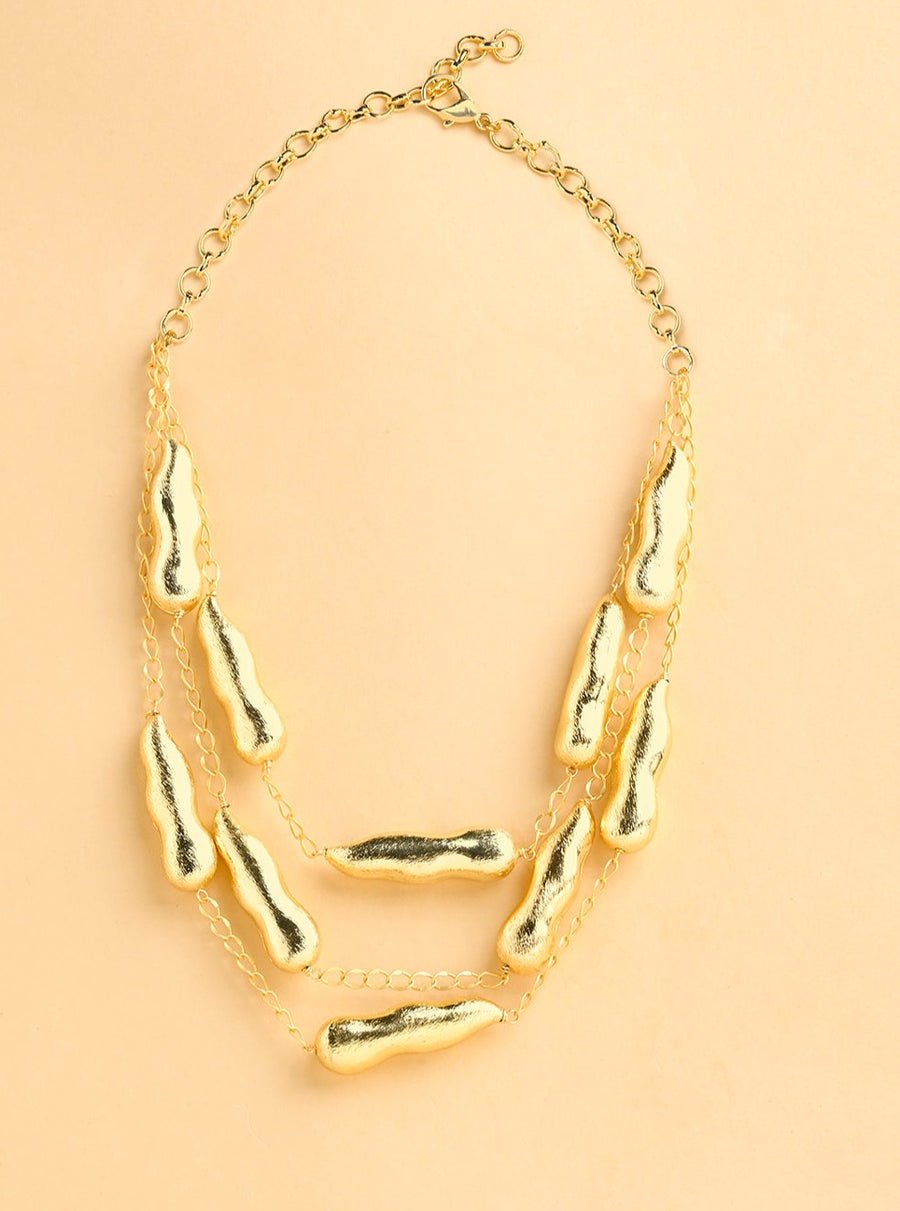 Chunklet Layered Necklace