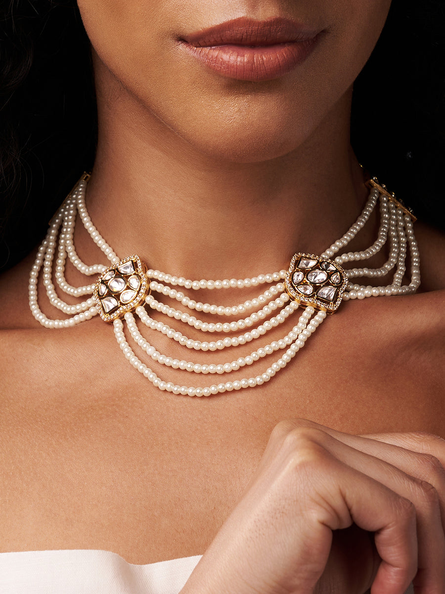 Layers Of Pearl Necklace