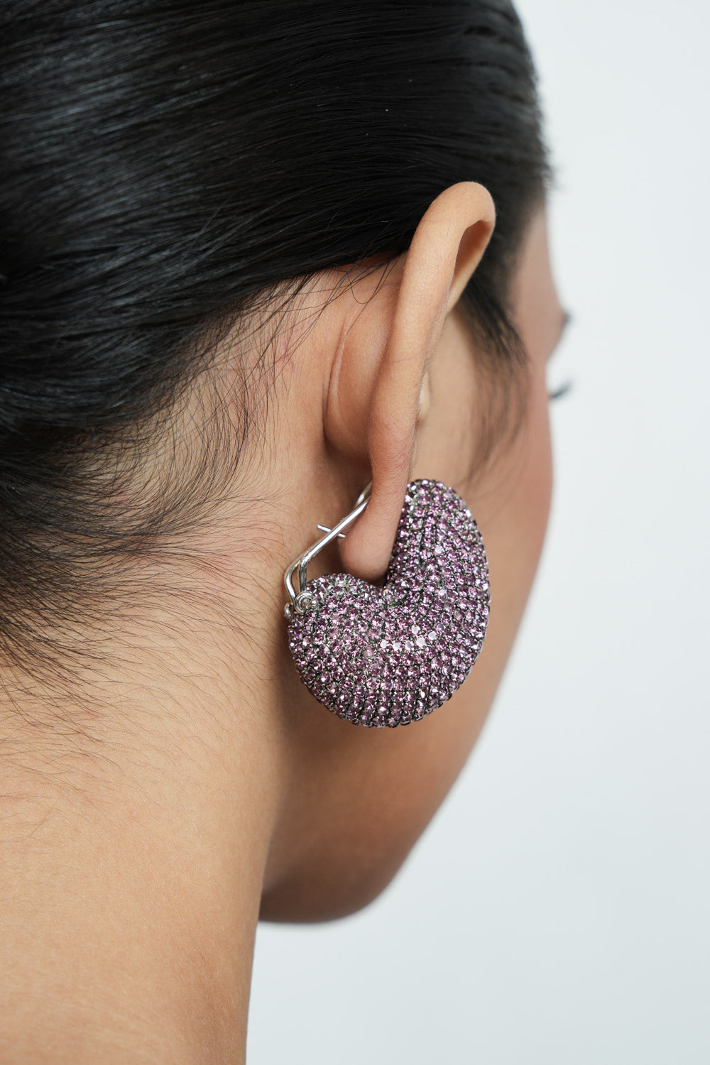 Amama,Kaju Earrings In Lilac