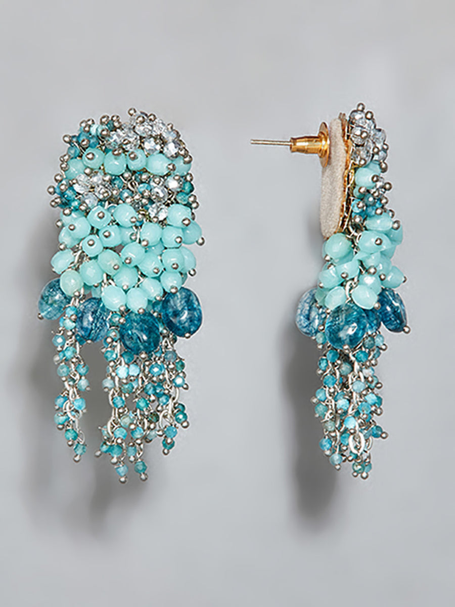 Royal Turquoise Unique Handcrafted Earrings