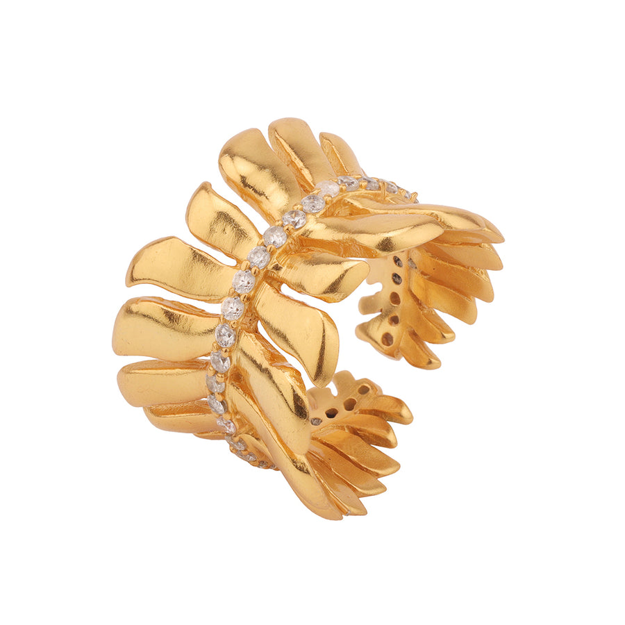 Sungflower Ring - Gold