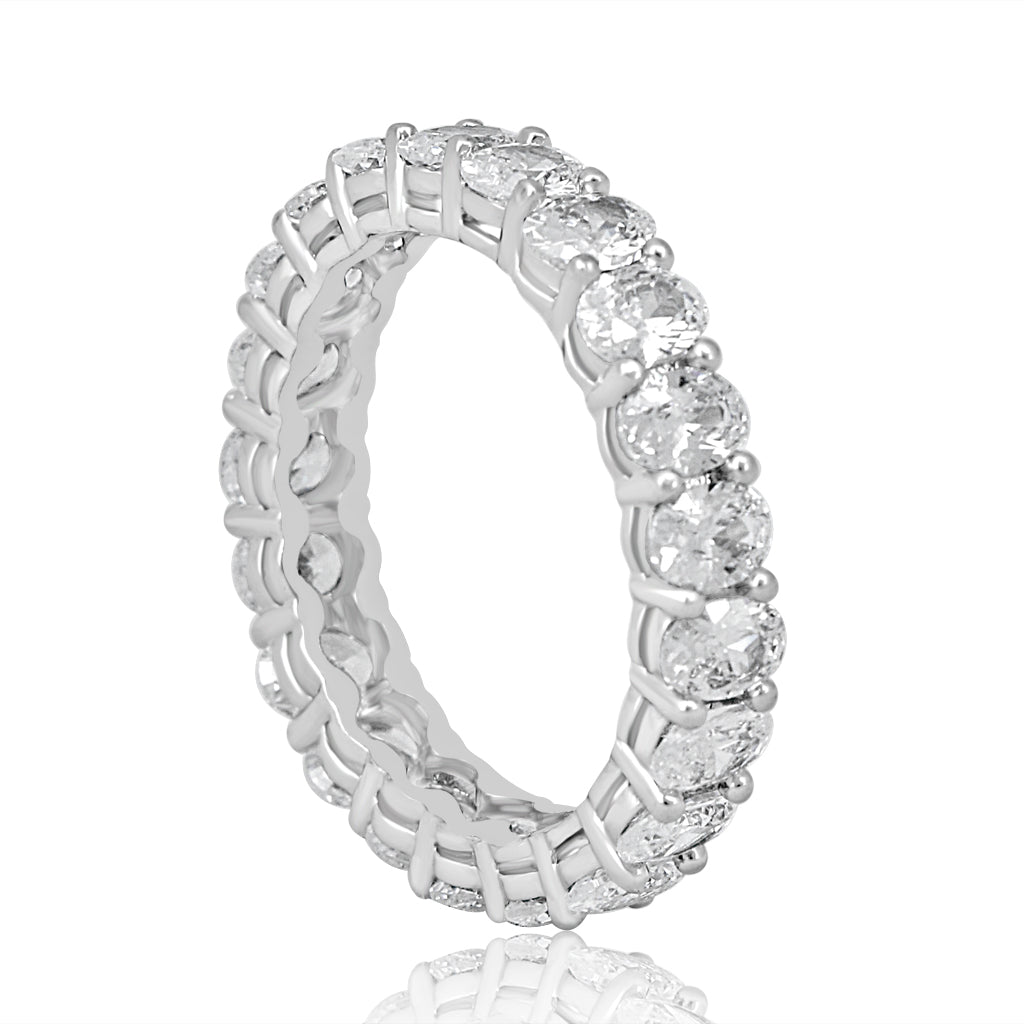 Amama,Iced Oval Ring