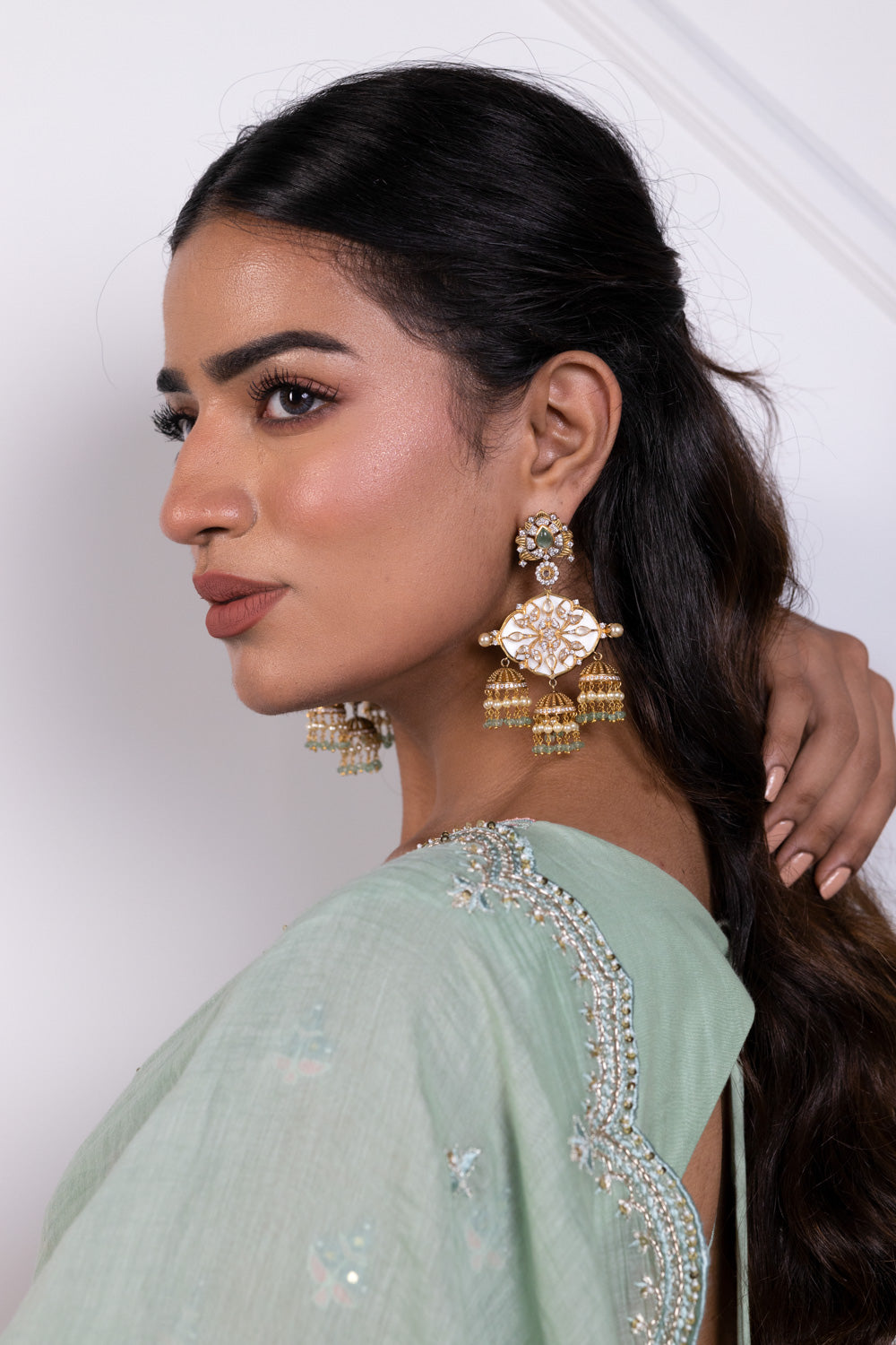 Amama,Rani Earrings