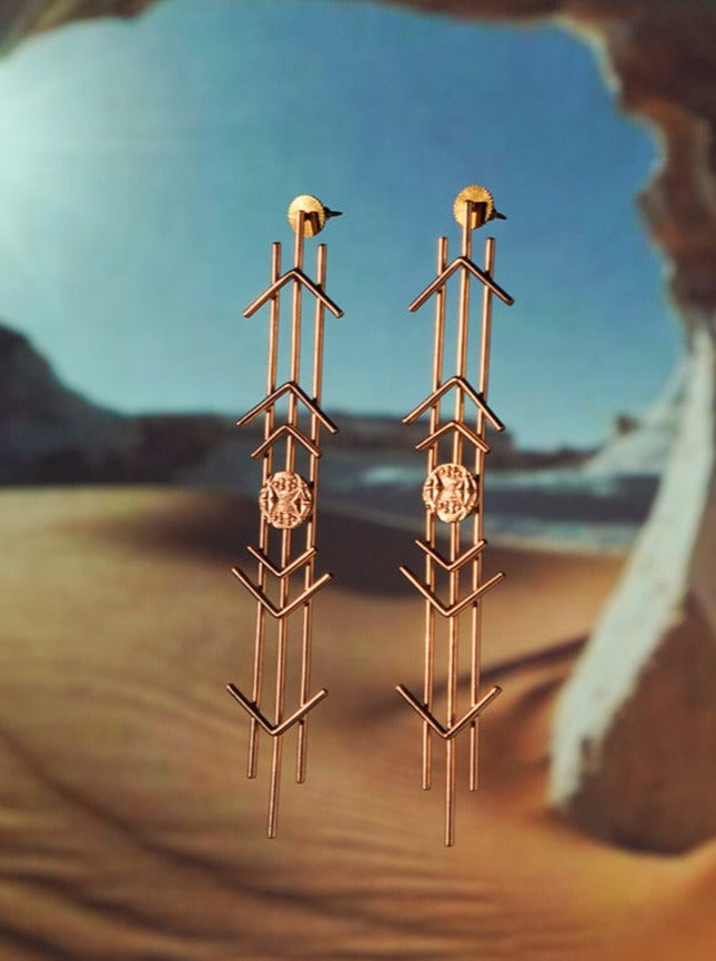 Amama,Phases Of The Pyramid Earrings