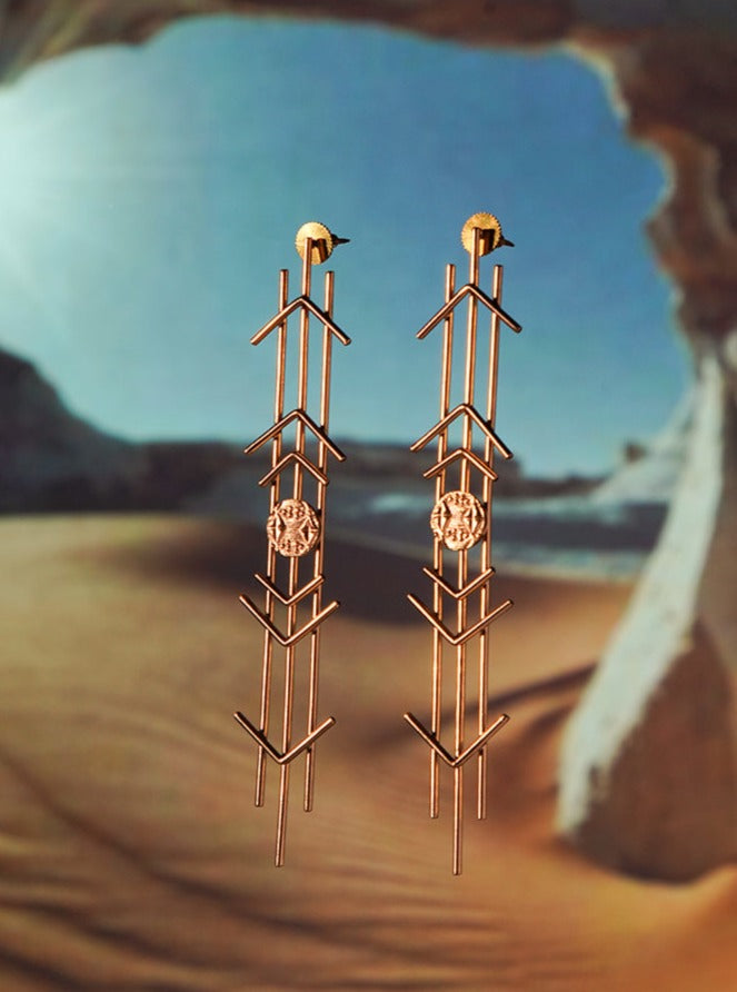 Amama,Phases Of The Pyramid Earrings