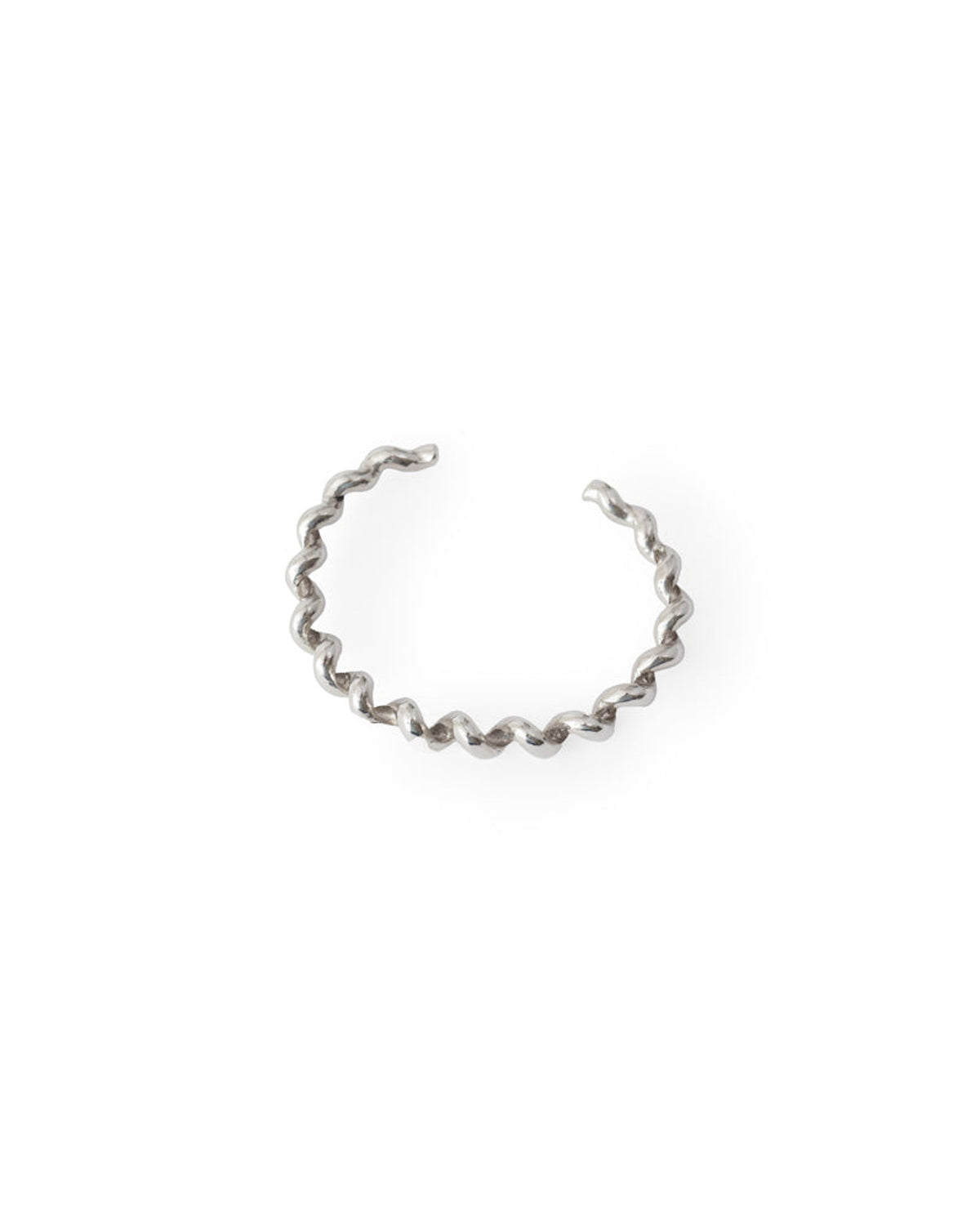 SCRUNCHIE BRACELET IN CHROME