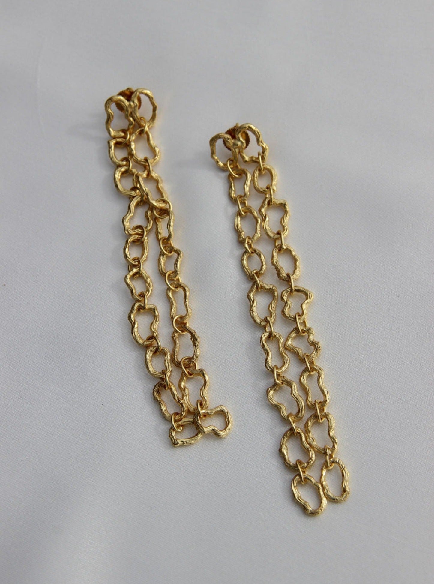 Amama,Textured Chain Shoulder Dusters