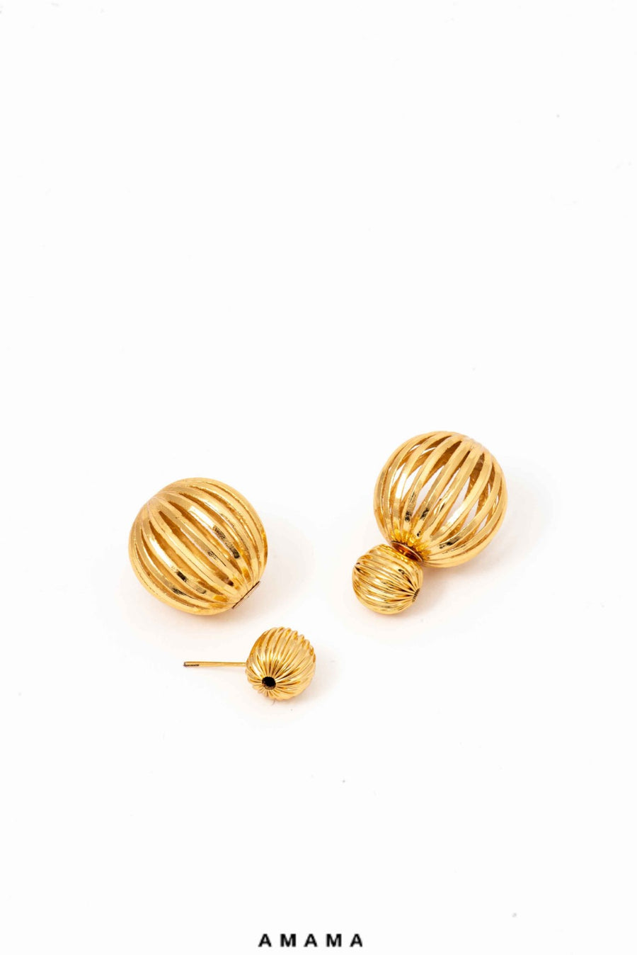 amama gold earrings