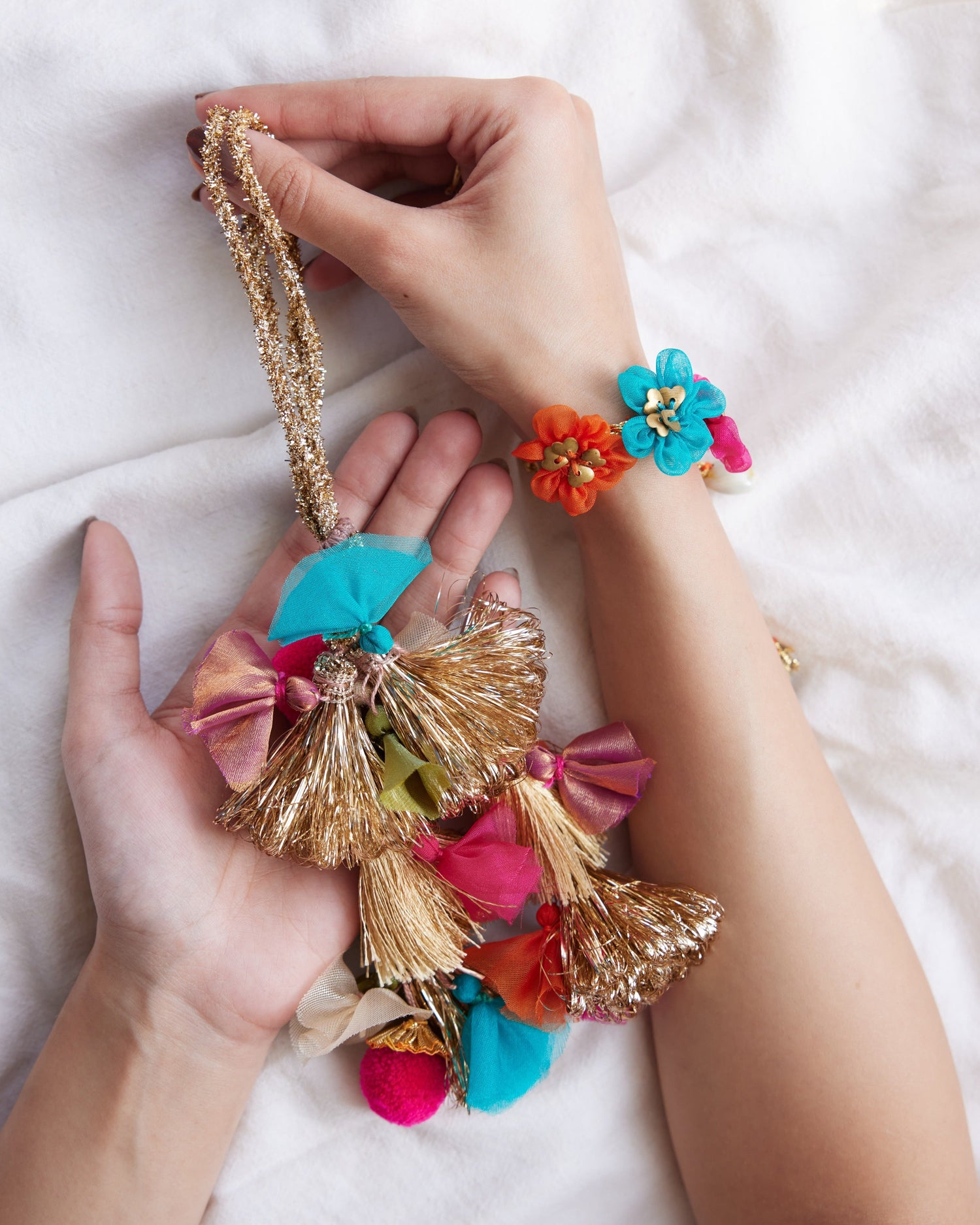 Bahaar Lumba Rakhi - Set of Two