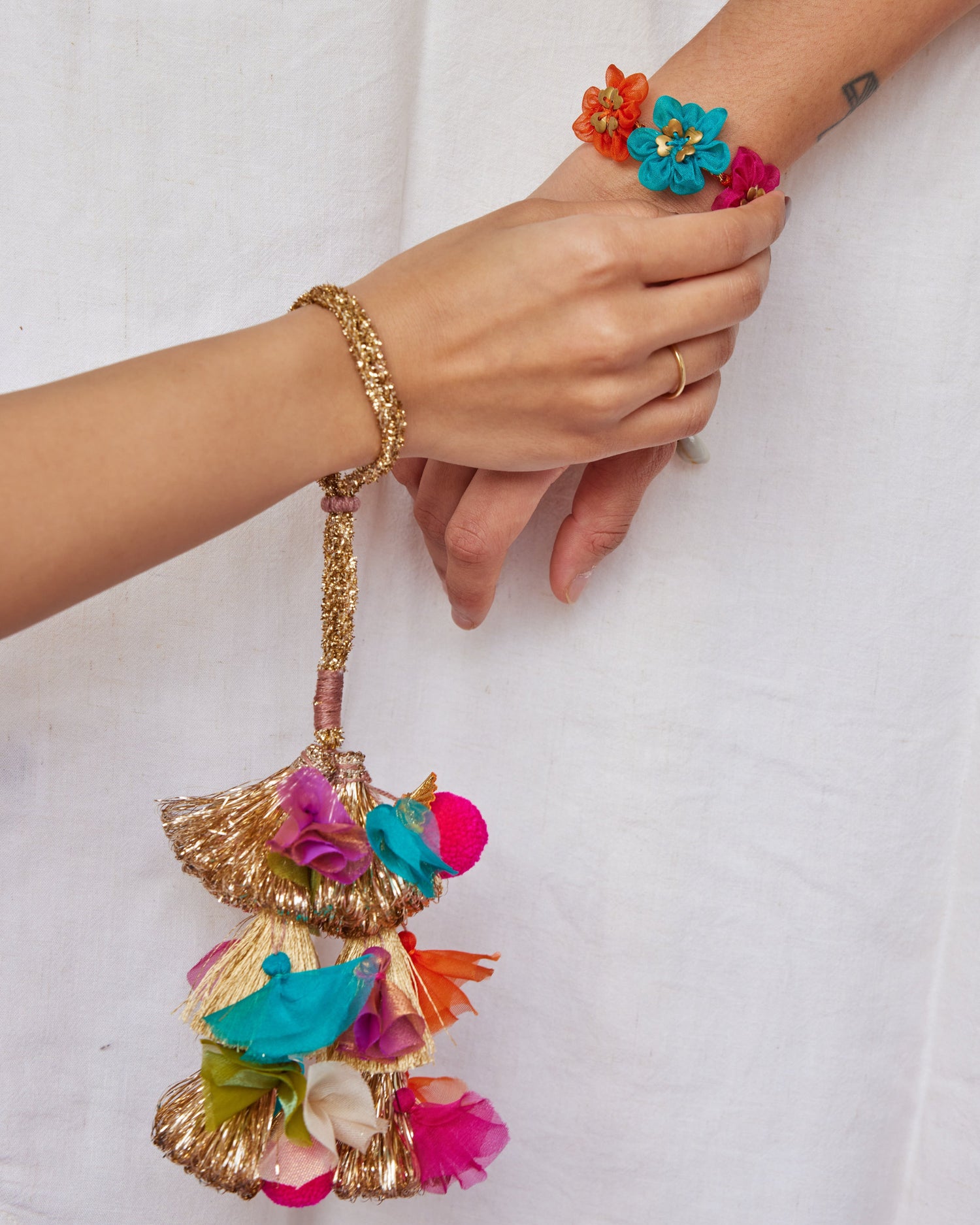 Bahaar Lumba Rakhi - Set of Two