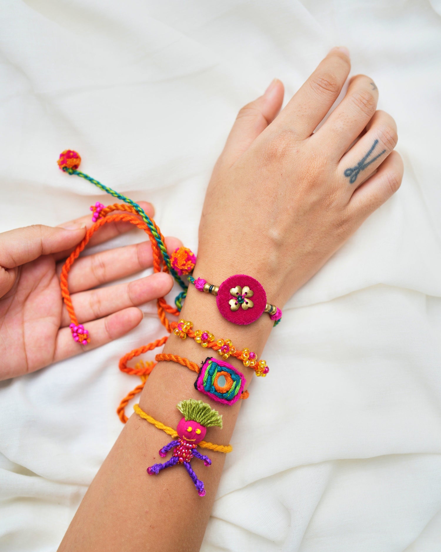 Tonu Monu Sonu Rakhi - Set of Four