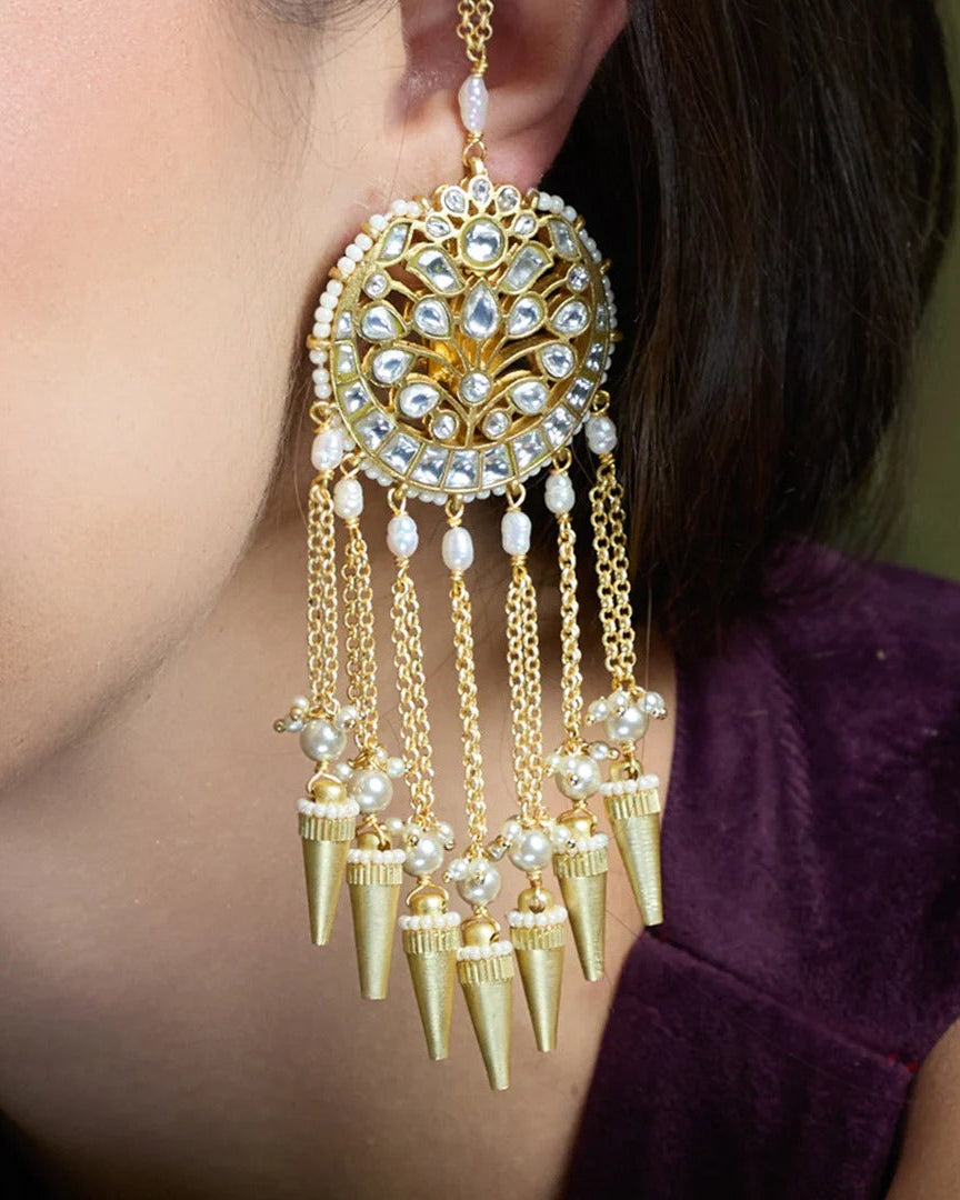 Zaria Kundan Drops