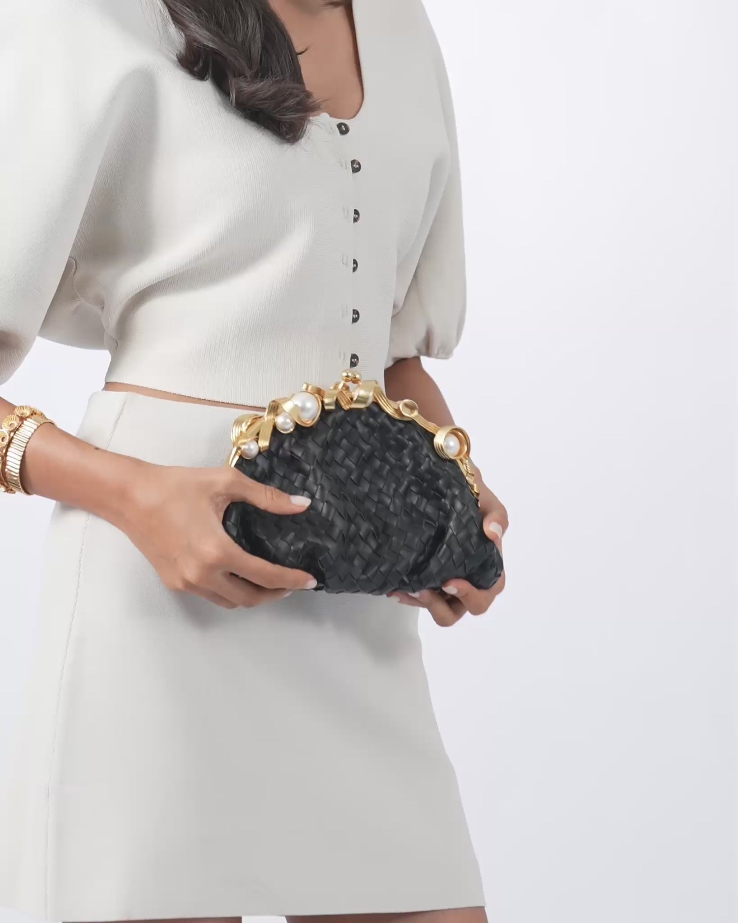 Twiddle Woven Clutch