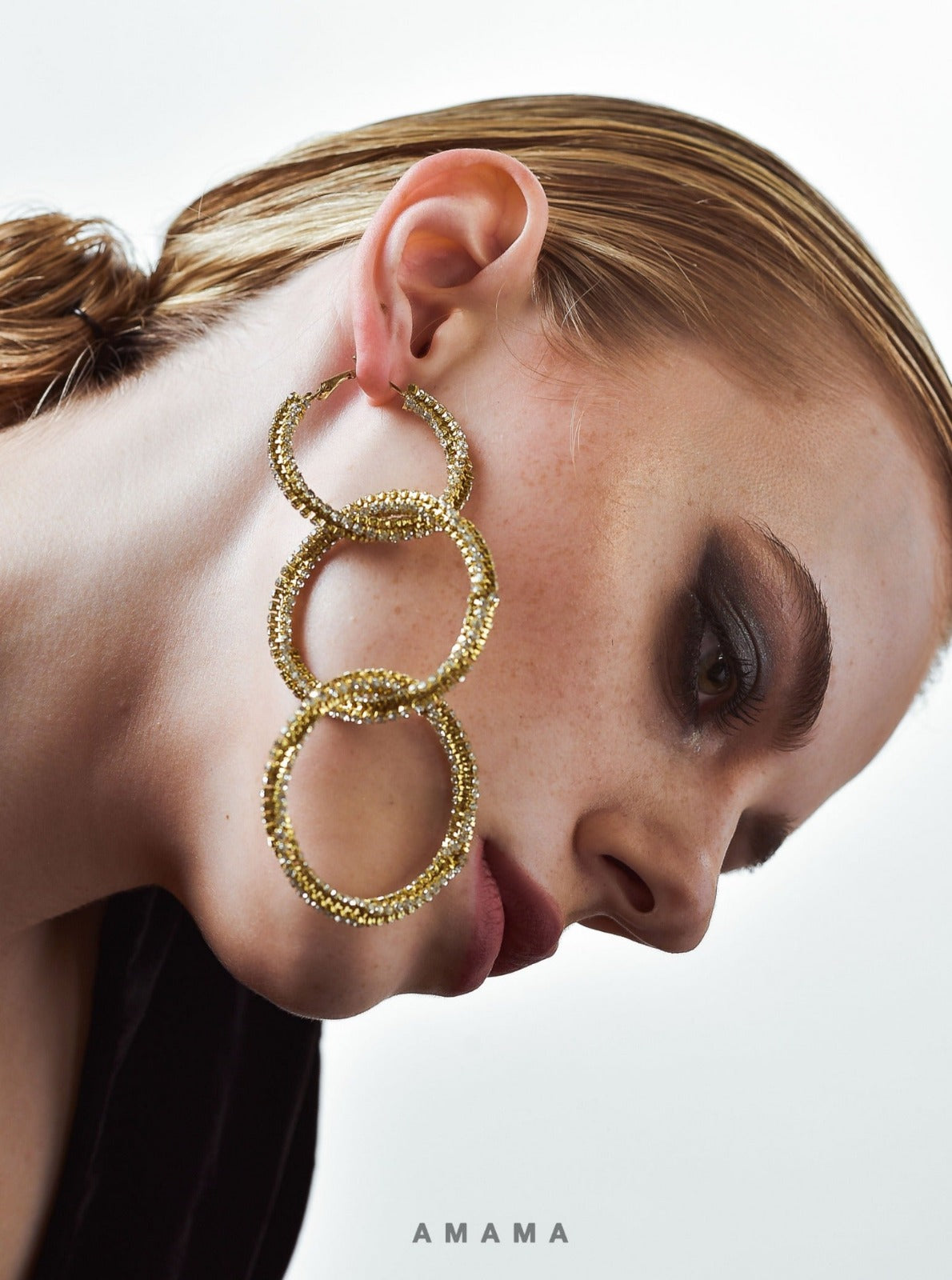 Amama,Verona Triple Loop Earrings