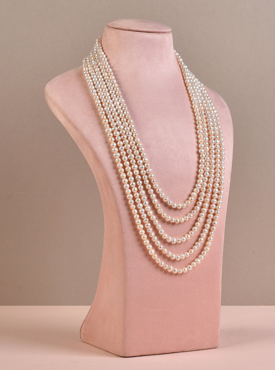 Classic Pearl Layered Necklace