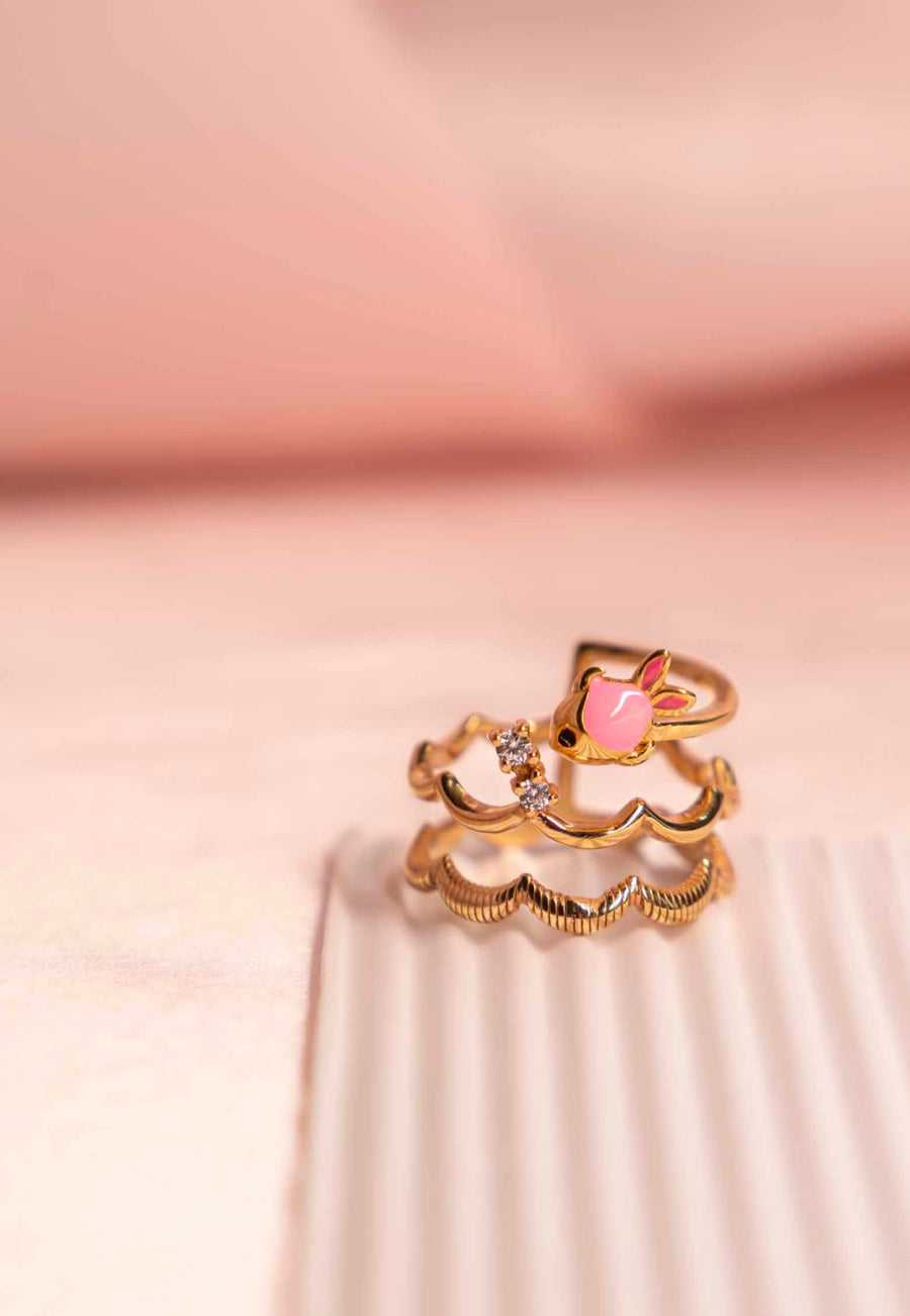 Pink Fishy Business ring