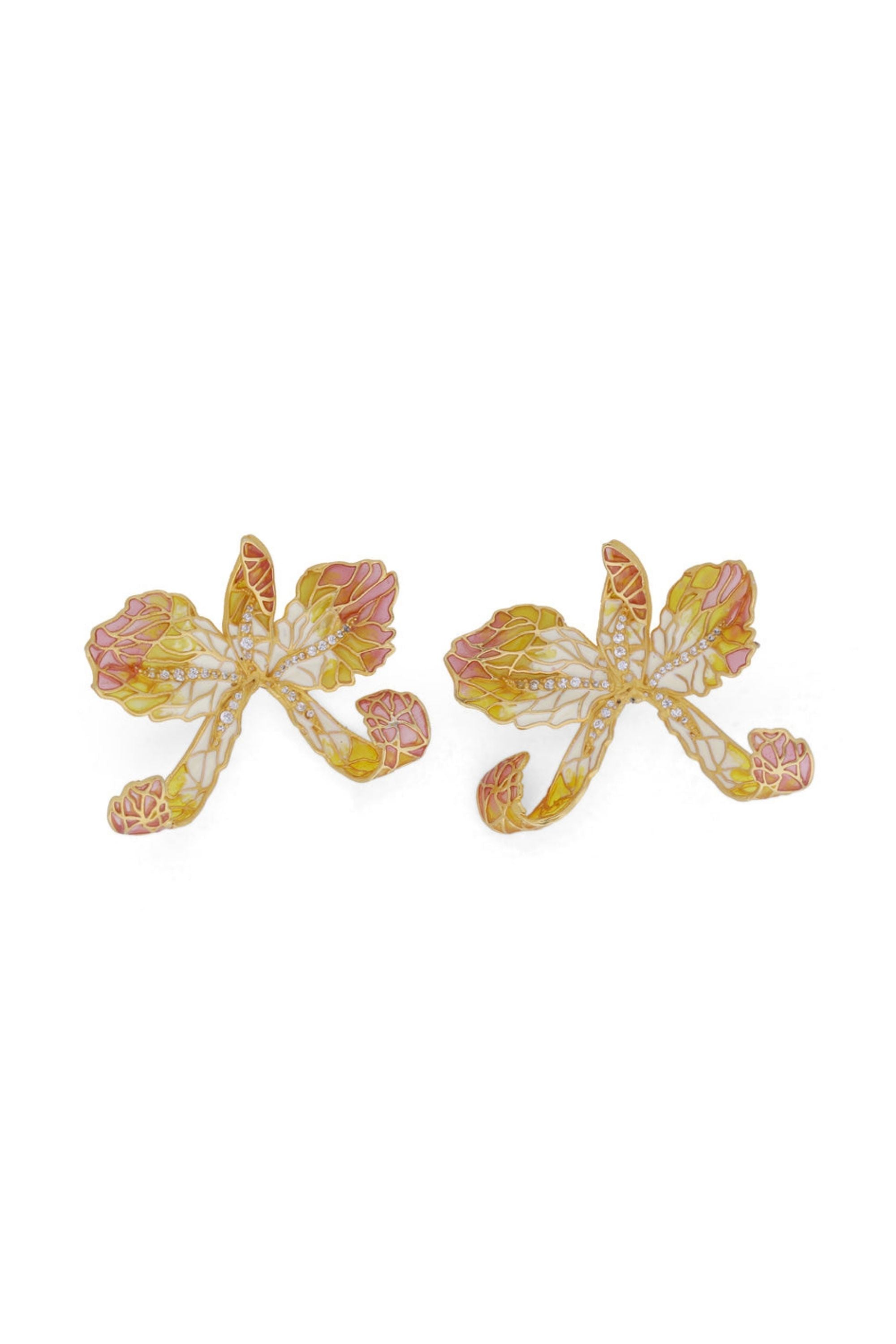 Amama,Orchid Earrings